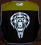 tribal lion back